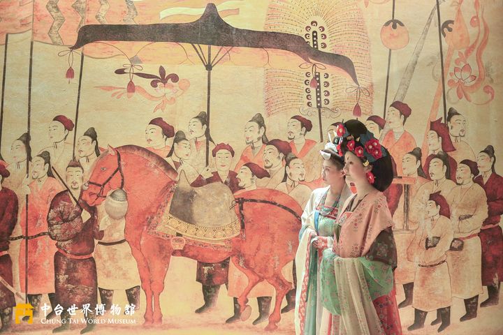 「雲裳時裝週:憶夢長安」系列活動以「唐代的服飾文化」為概念規劃為期一週的文化體驗。 圖:中台世界博物館/提供