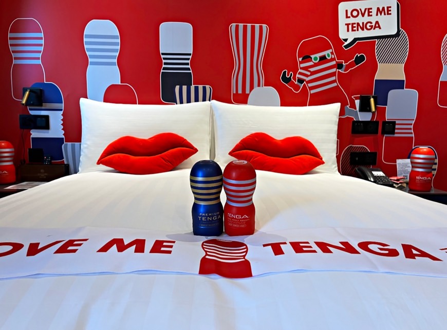 小鹿文娛 x TENGA 推出 2 間限量主題房,10/21起入住即贈專屬好禮!(小鹿文娛/提供)