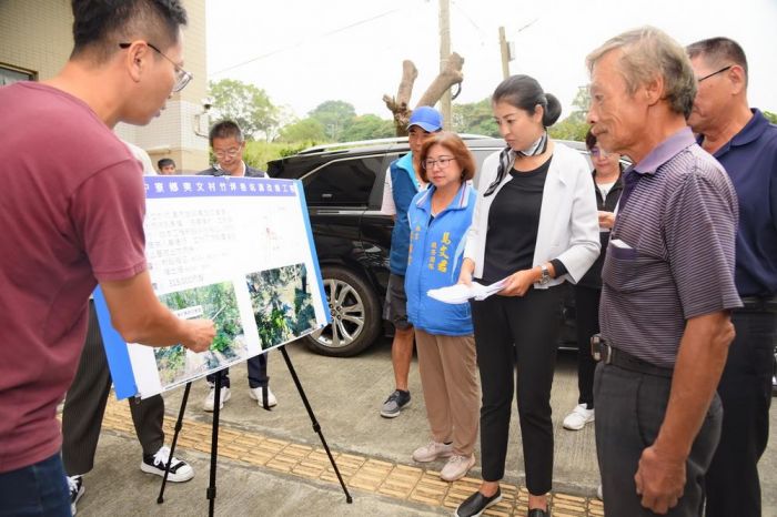 防止民眾掉入草屯水圳 許淑華決定裝設護欄