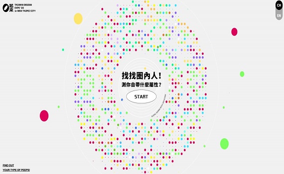 台灣設計展「圈內人」心理測驗席捲全球 千萬人次瘋玩、破2億瀏覽量