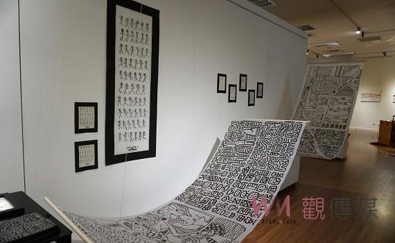 虎科大展出名譽教授侯錦雄速寫作品 傳遞「無為」的人生哲學