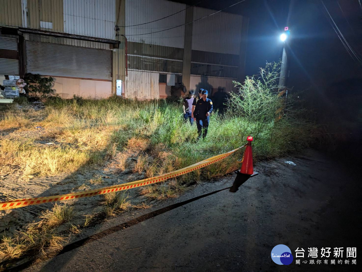 嘉義縣水上鄉某倉庫昨晚發生命案／警方提供
