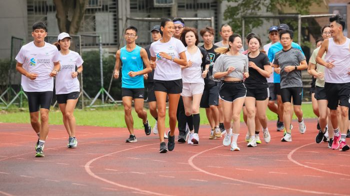 王麗雅參與渣打臺北公益馬拉松陪跑員訓練營 鼓勵跑友一起去跑步