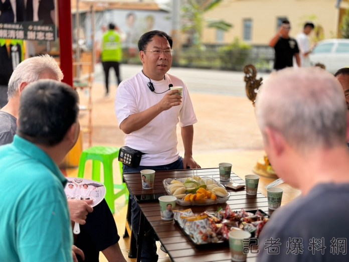 謝志忠成立行動競選總部 前進山城與民眾搏感情 71 謝志忠成立行動競選總部 前進山城與民眾搏感情