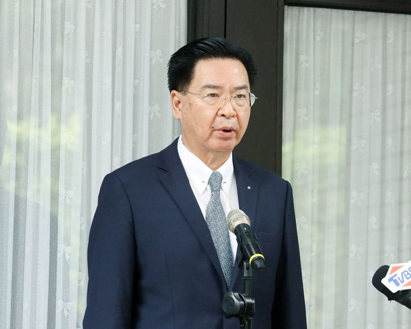 外交部長吳釗燮。中央社