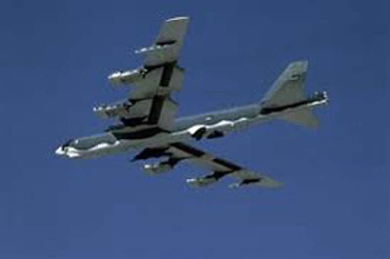 美國B-52戰略轟炸機。圖/取自美軍網頁