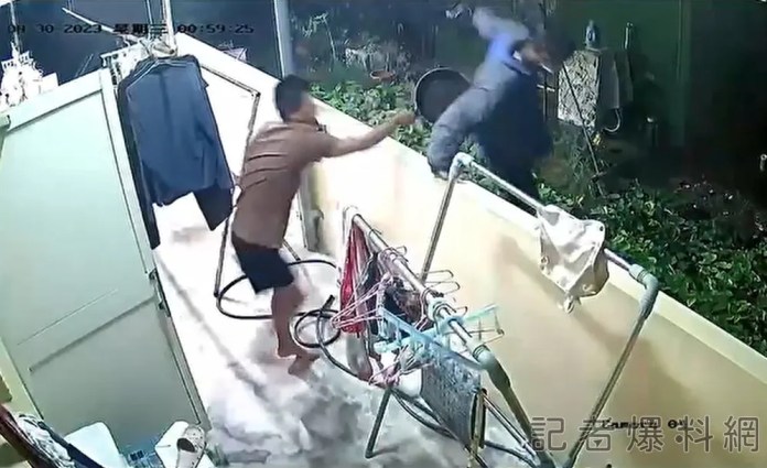 影/屏東內埔小偷翻牆偷內衣褲被抓包 慘遭住戶持平底鍋追打 66 屏東,內埔,小偷,內衣褲,平底鍋