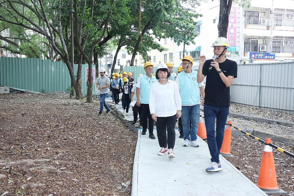 嘉義市推動城市整體環境提升 市長黃敏惠要求兼顧工程品質及景觀美學