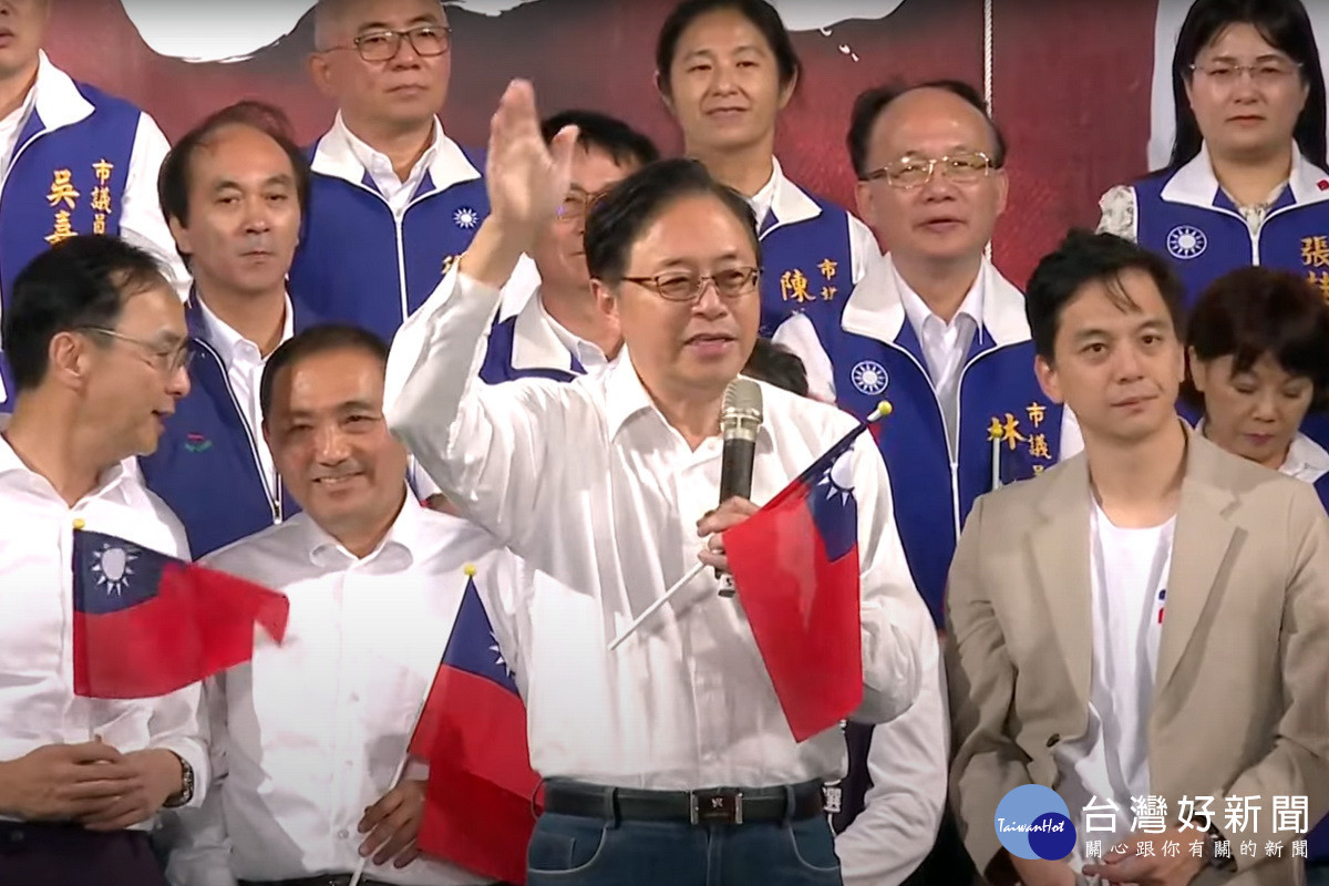 桃園競選總部成立,桃園市長張善政呼籲大家全力支持。