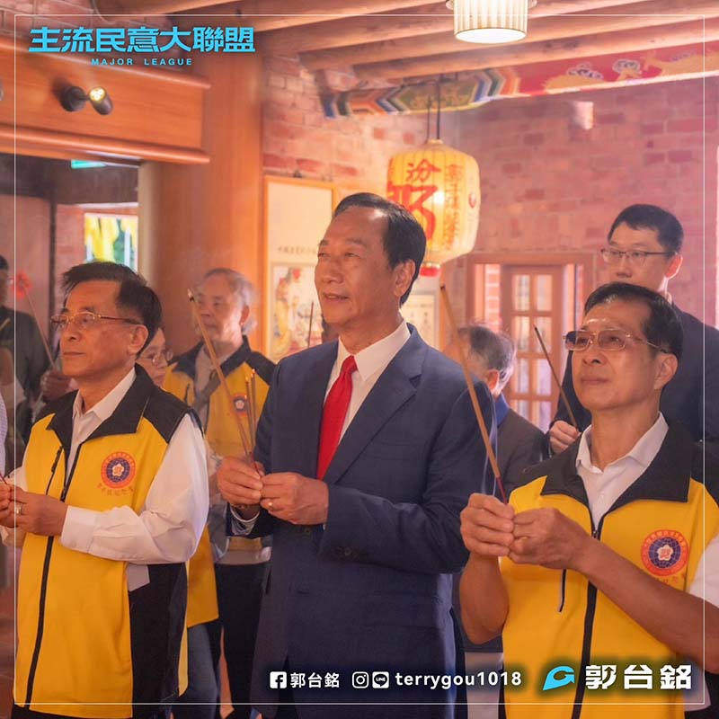獨立參選的郭台銘表示,最近柯文哲有來看他,兩人理念高度一致,團結是唯一勝選方程式。圖/引自郭台銘臉書