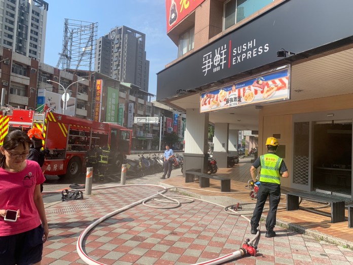 台中爭鮮壽司店火警 疑冰箱散熱器起火 57 | 社會 社會 記者爆料網