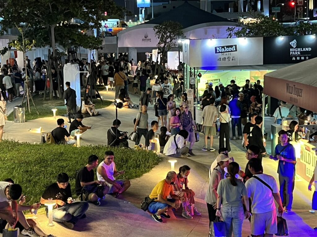 2023臺南國際餐酒嘉年華21日下午在河樂廣場舉行