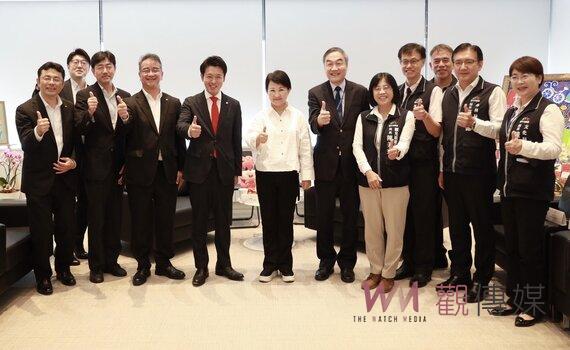 日本青森縣新任知事首訪台中!! 市長盧秀燕化身「美食觀光大使」