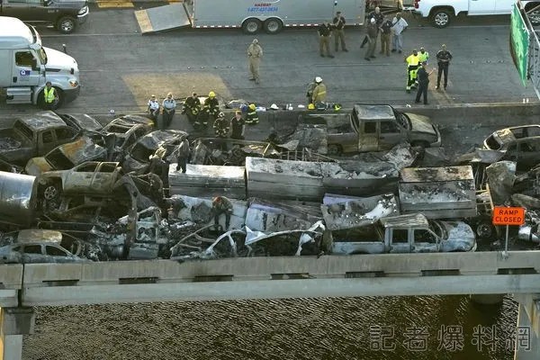 美國紐奧良超級霧氣籠罩55號州際公路 釀158輛汽車追撞至少7死 61 超級霧氣 美國 車禍 紐奧良