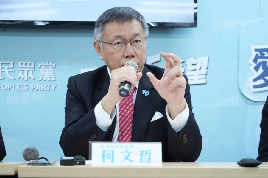 侯友宜提合作方案限一日回覆 柯文哲:大黨打壓小黨 簡直就像逼婚 200 柯文哲24日舉行記者會