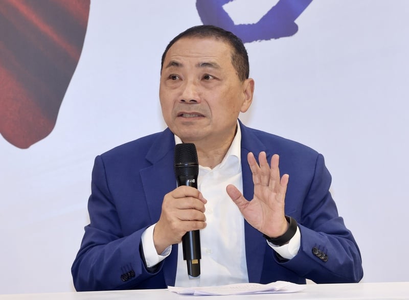 國民黨總統參選人侯友宜。中央社