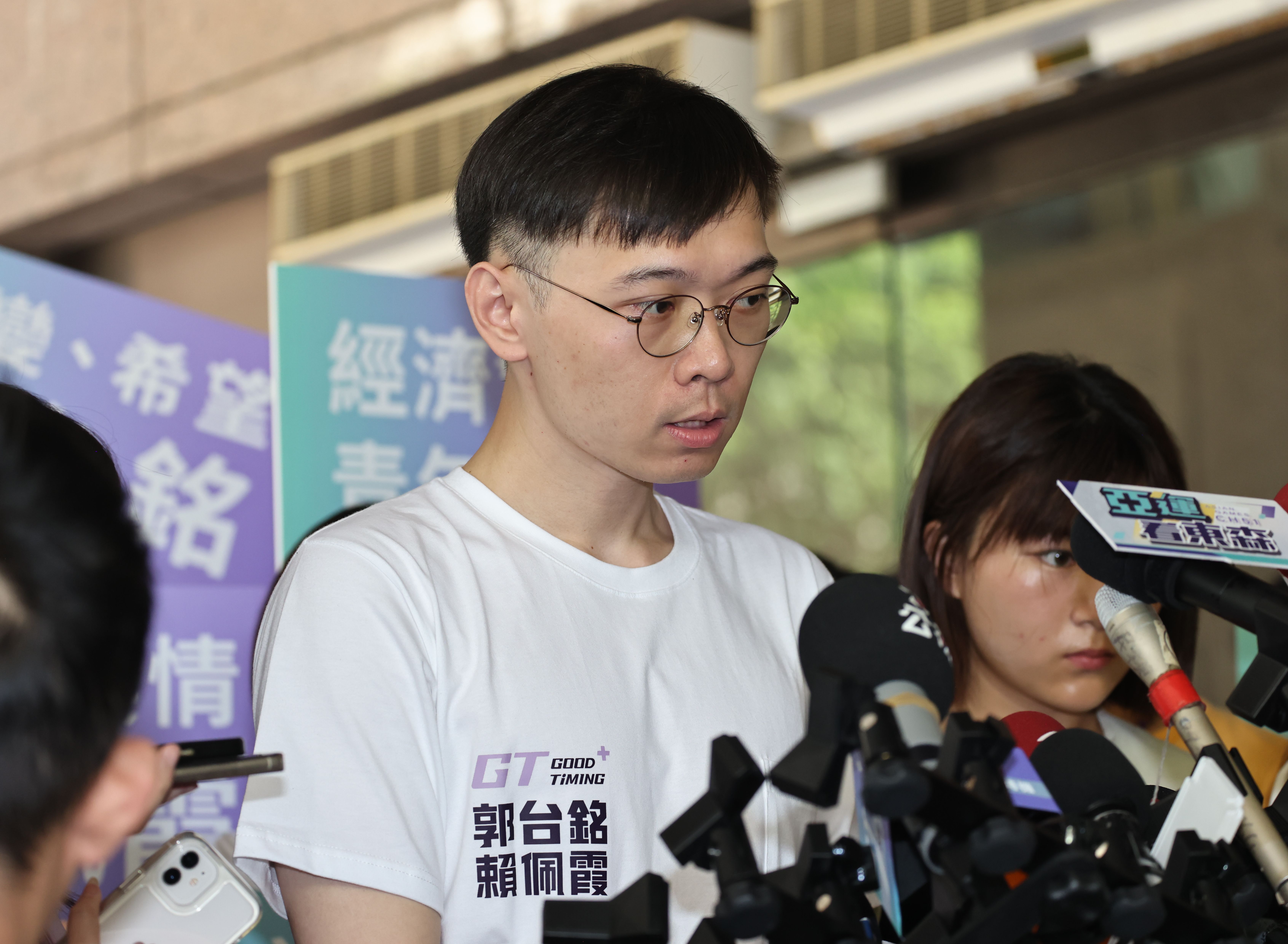 郭台銘辦公室發言人黃士修認為,藍白立委合作,最現實的問題是要不要開放站台。資料照片/林啟弘攝