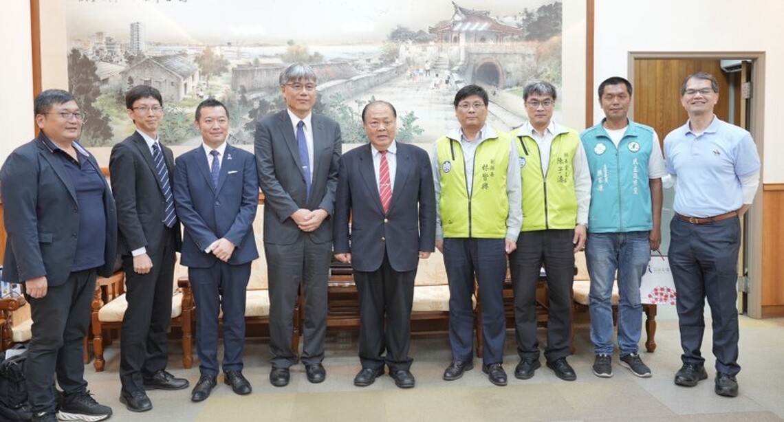 日本駐台辦事處副代表岡島洋之拜會 陳光復:珍惜台日友好關係