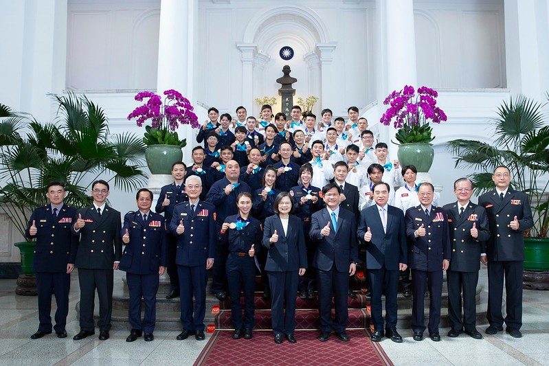世界警消運動會奪45金 總統肯定代表團提升台灣國際能見度