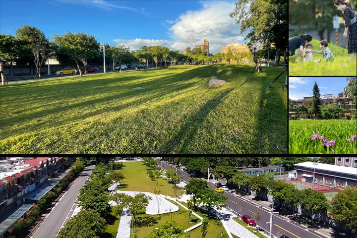松榮公園成果照。 圖:臺北市政府工務局公園處/提供