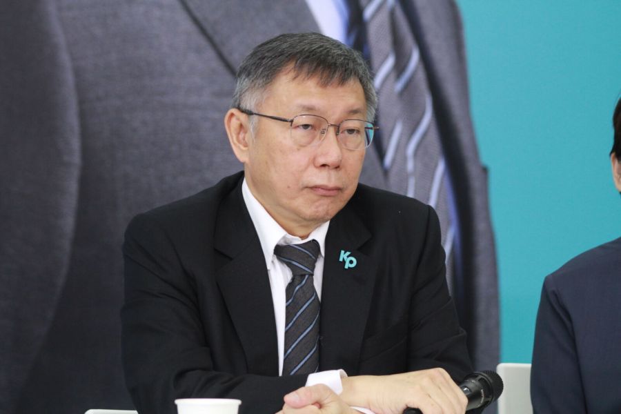 民眾黨總統參選人柯文哲。（方炳超攝）