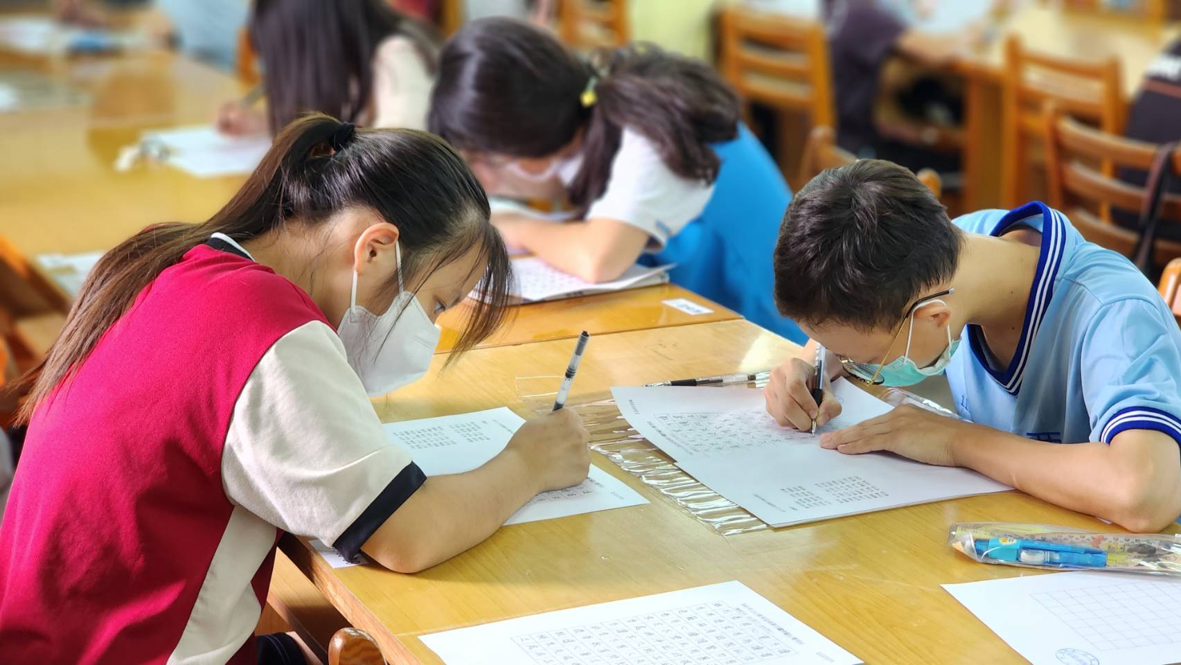 ▲賽事分有國中組、國小高、中、低年級組，藉以擴大參與層面。（記者鍾進森拍攝）