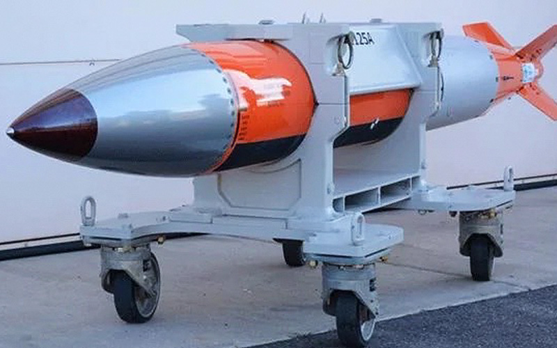 美國的B61-12是導引核彈及「智能型」核彈,也是最具危險性的核彈。(美國國防部)