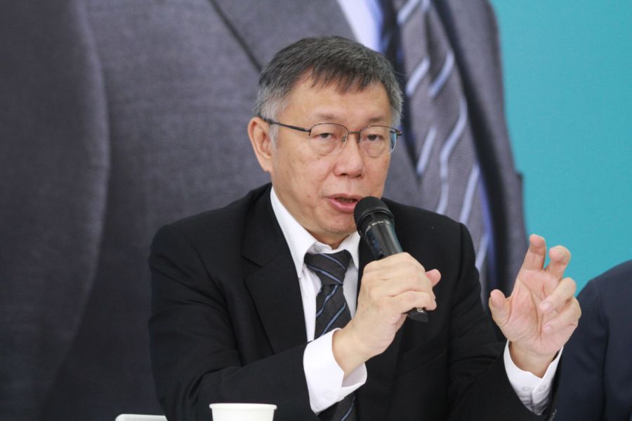 民眾黨不分區立委納入中配徐春鶯 柯文哲:看她能否說服選民 236 民眾黨總統參選人柯文哲。(方炳超攝)