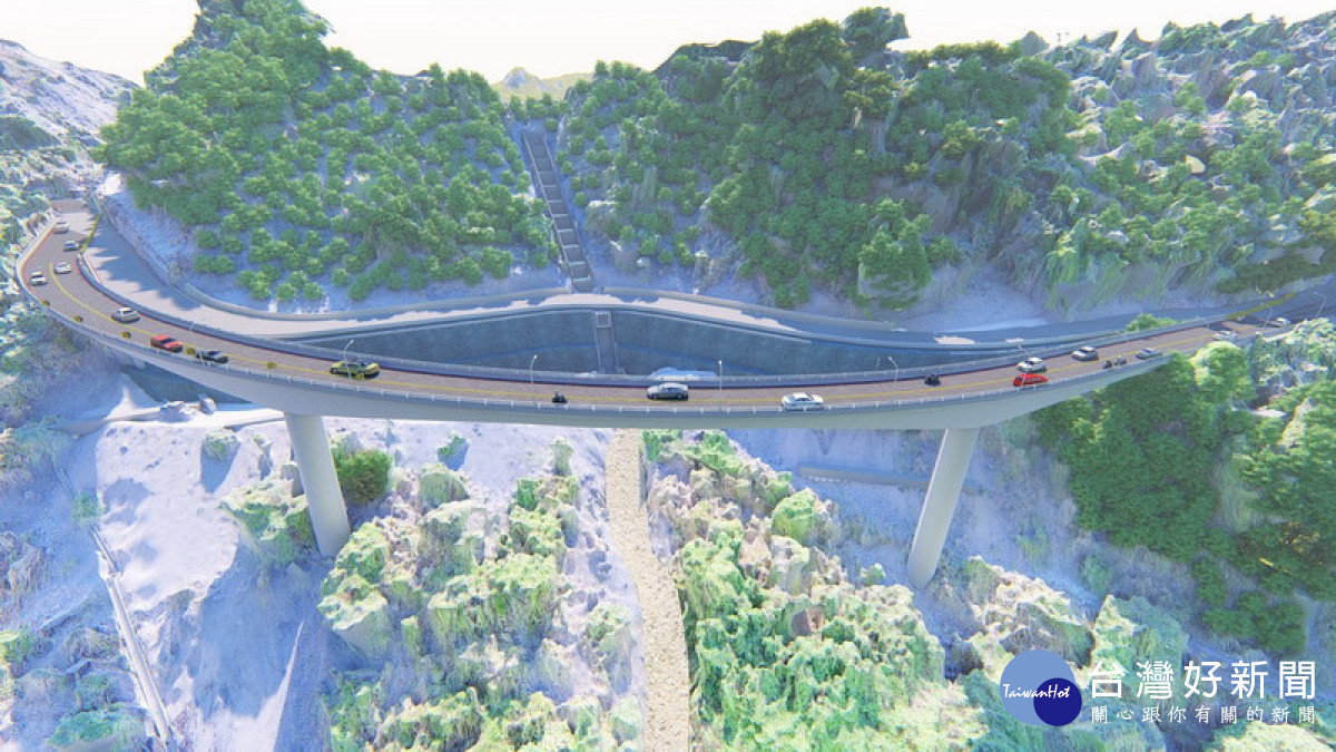 ▲道路重建後模擬圖。