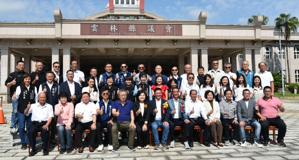 黃凱32票高票當選議長 張麗善率縣府團隊祝賀