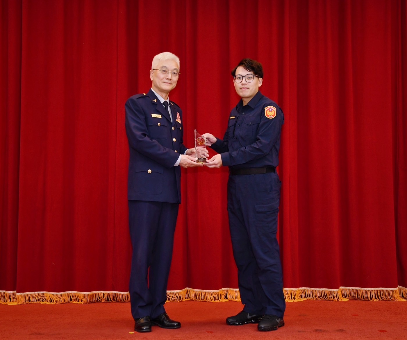 公益派出所受獎員警楊閎宇。（圖/記者江雁武翻攝）