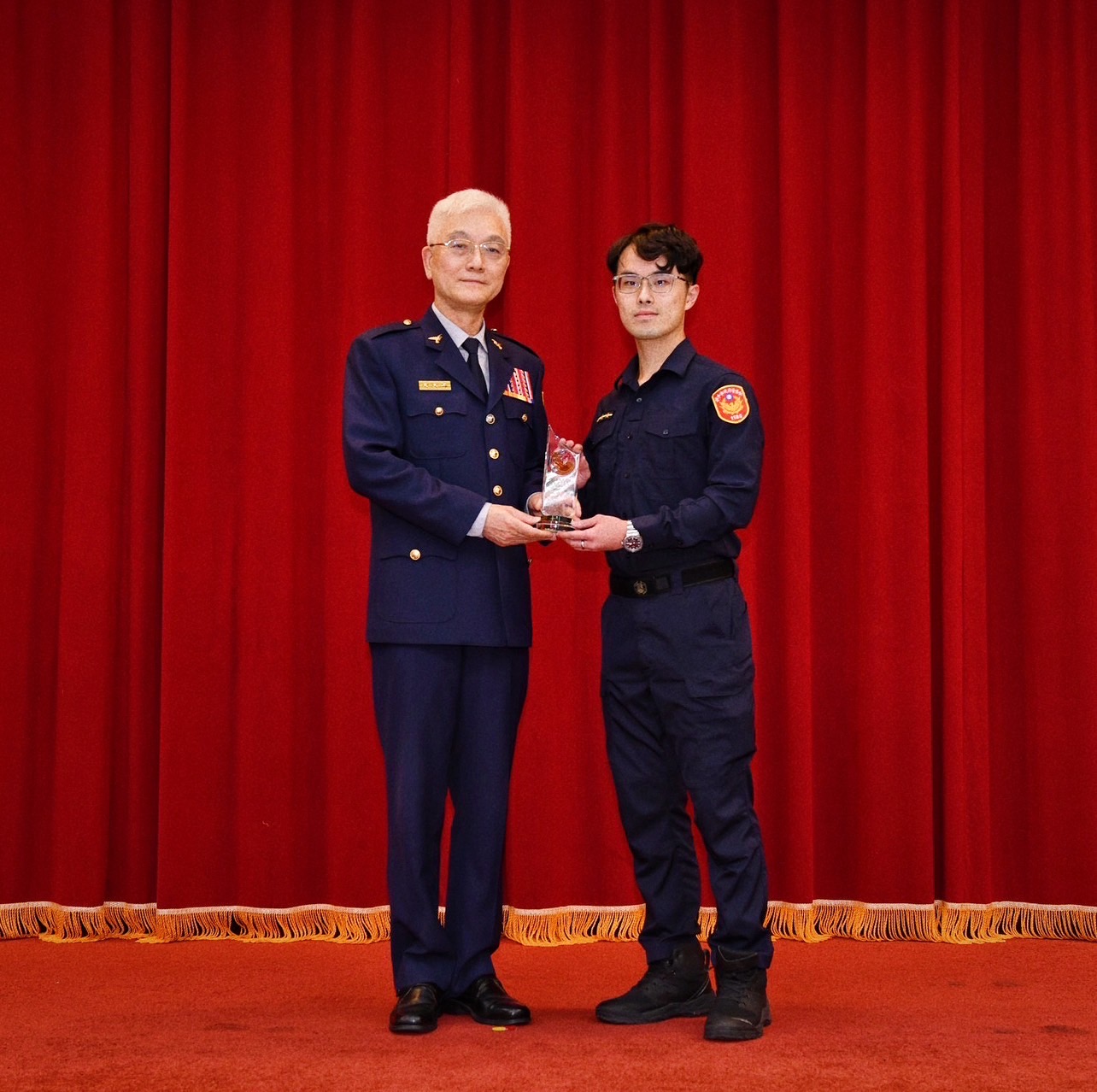 繼中派出所受獎員警李昱融。（圖/記者江雁武翻攝）