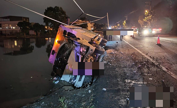 剛起步就出事!三星鄉公所資源回收車撞電桿 駕駛送醫不治肇事原因待釐清