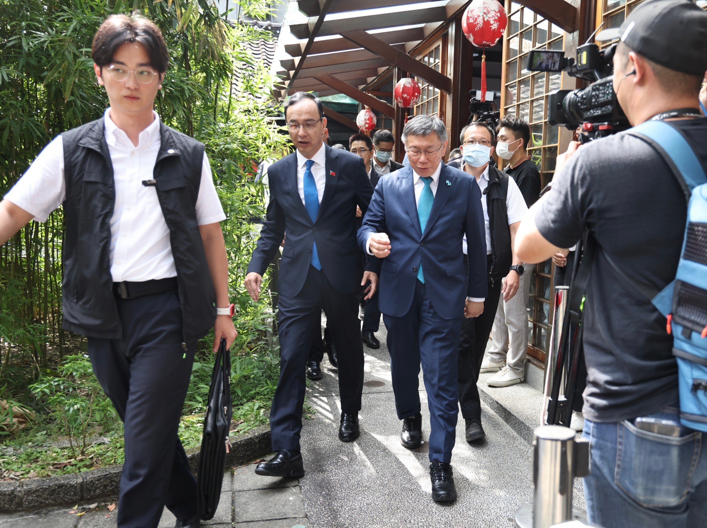 藍白作日進行首場政黨協商。林啟弘攝