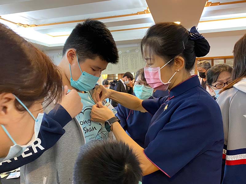 宜蘭慈濟10月28日舉辦2023年新芽獎學金頒獎典禮，5百多位學生獲獎。(圖為慈濟基金會提供)