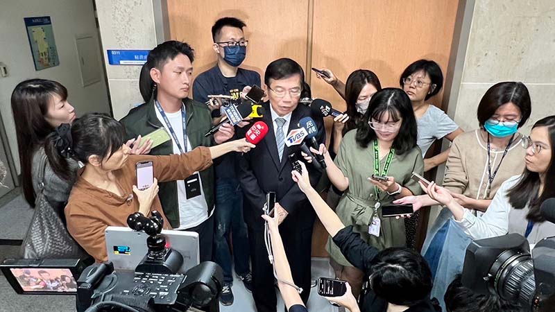 交通部部長王國材,活動現場受訪。(圖/業者提供)
