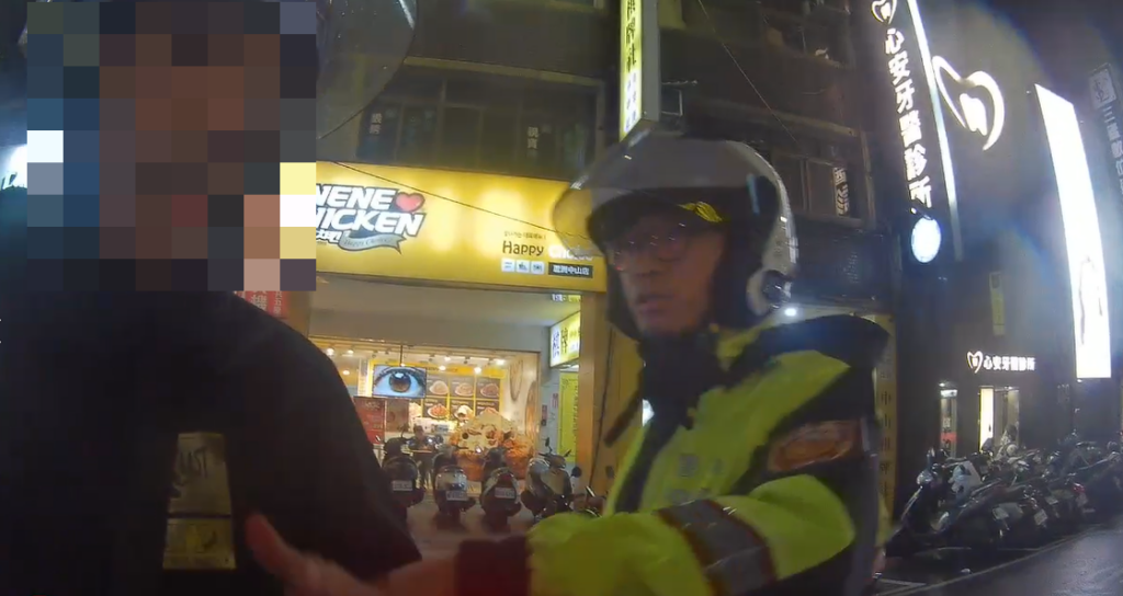 員警在蘆洲街頭找到偷車賊