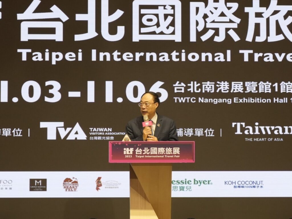 交通部觀光署周永暉署長表示,ITF是重要的B2B平台,舉辦超過1000場次的旅遊交易會,讓世界走進台灣。