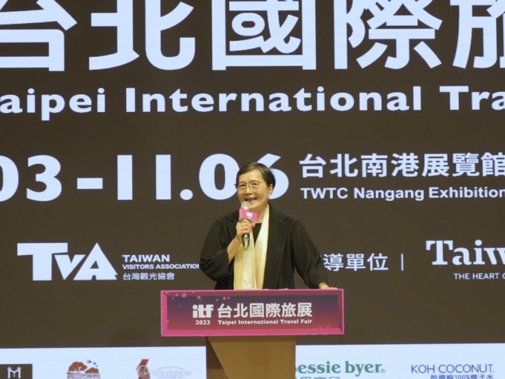台灣觀光協會葉菊蘭會長表示,相信在ITF台北國際旅展的帶動下,可以帶動觀光旅遊業復甦