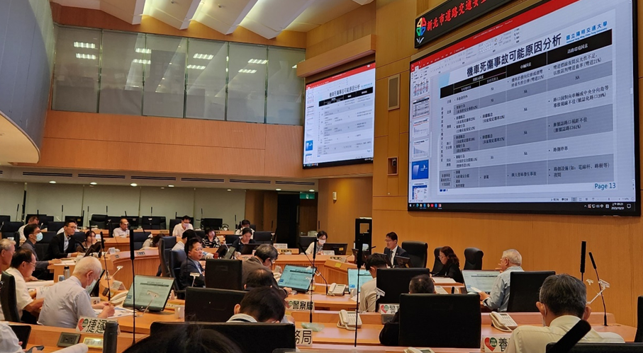 北區區域運輸發展研究中心針對新北巿大專院校學生發生交通事故原因進行探討。（圖/新北市政府提供）