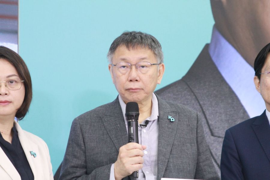 民眾黨總統參選人柯文哲。（方炳超攝）