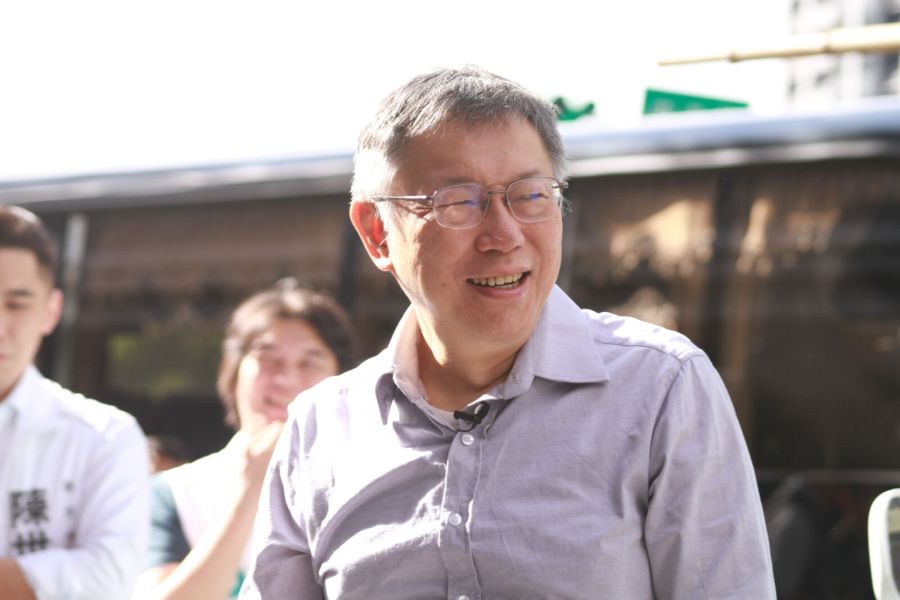 【有影】柯媽希望與侯各自選 柯文哲笑答:她不是本黨發言人 322 民眾黨總統參選人柯文哲。(方炳超攝)