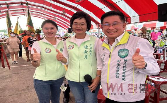 吃人一口還人一斗感謝立委 永靖鄉長魏碩衛拚助選立委陳素月連任