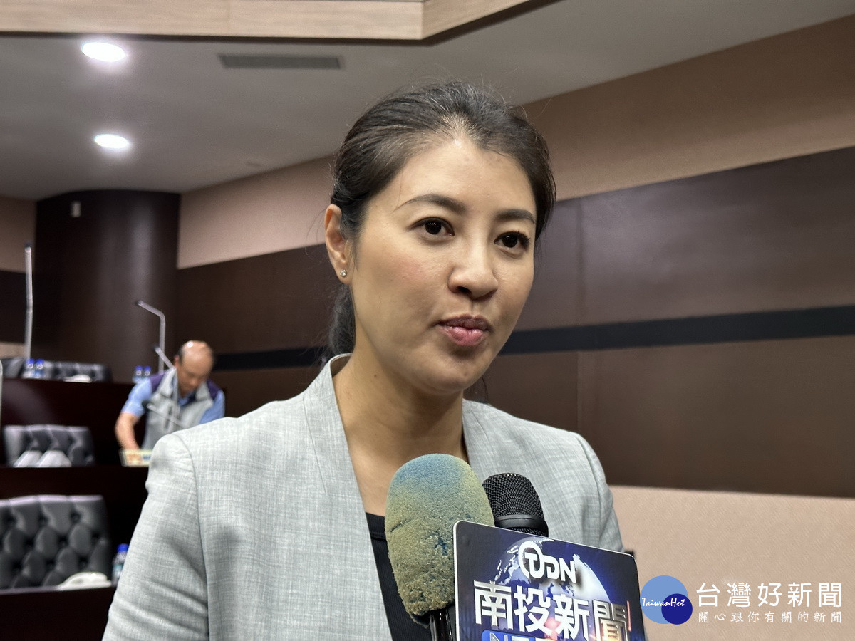許淑華縣長對藍白陣營再會面採正向看法。（記者扶小萍攝）