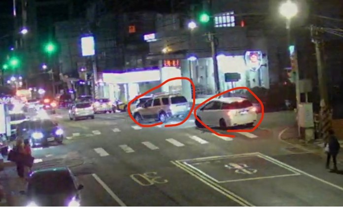 (逼車片)恐佈萬聖夜! 國道下匝道按前車一聲喇叭 對方一路跟到派出所 86 | 社會 社會 記者爆料網