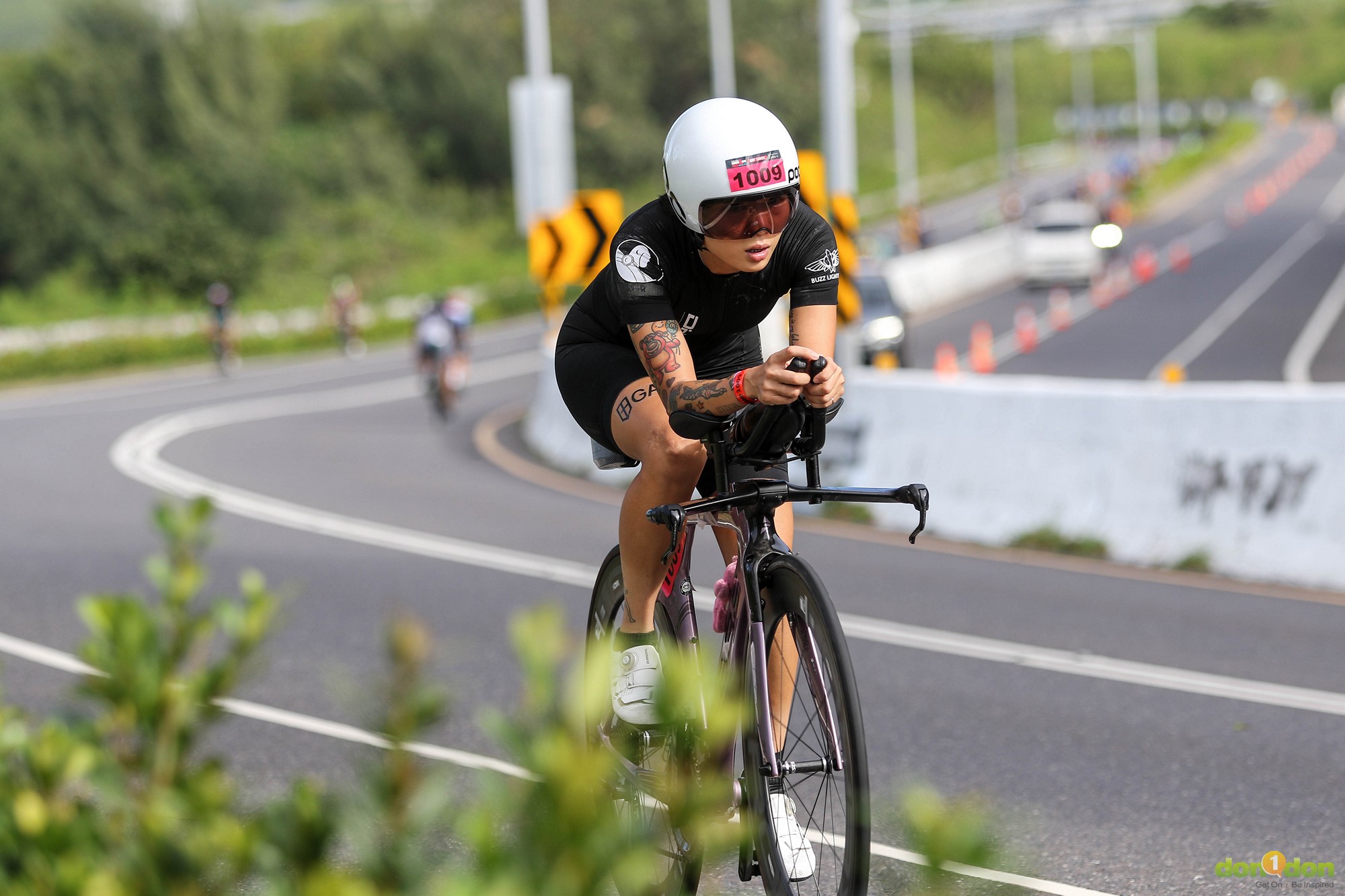台 26 線屏鵝公路南下車道封閉給選手比賽使用