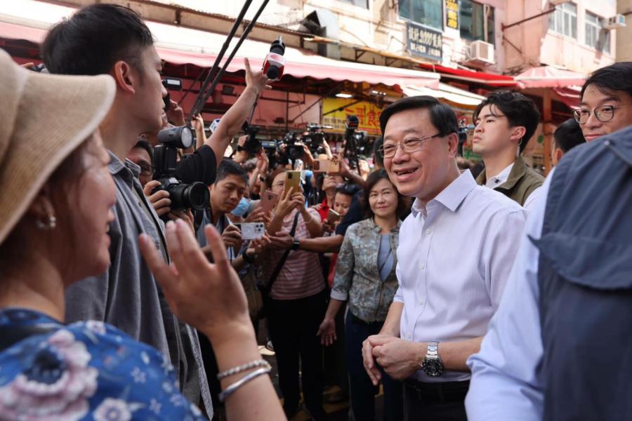 【臺灣調查網】全球民調/香港 鬆口氣!即便施政報告反應不佳 李家超及港府民望仍未大跌 230 New Project 2023 11 01t113520.478