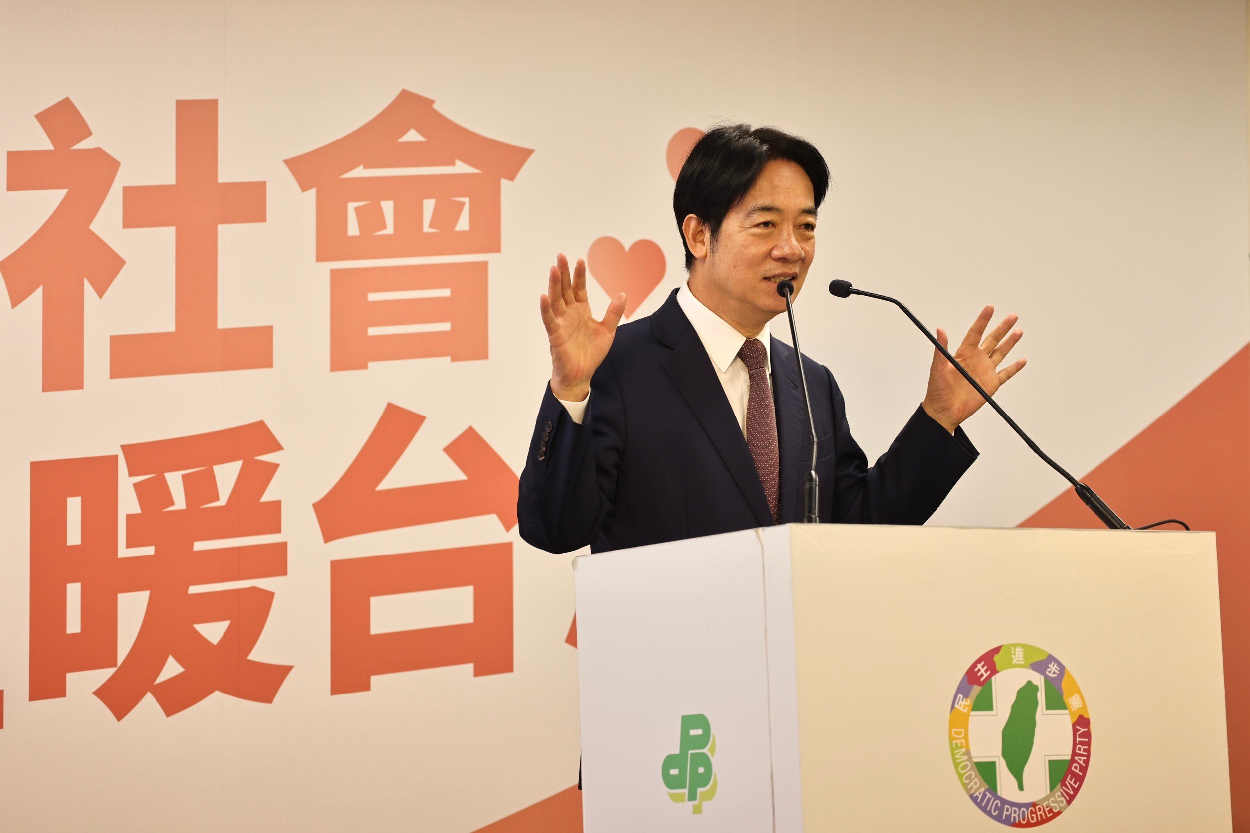 民進黨總統參選人賴清德近來民調支持度下滑。資料照片/林啟弘攝