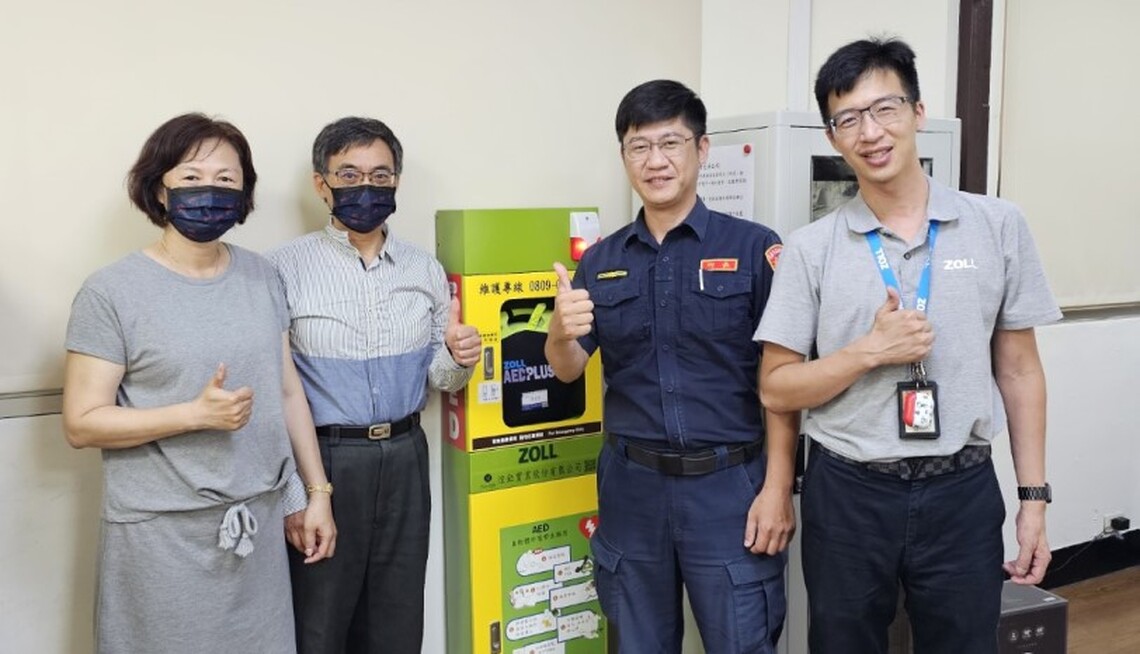 高雄市積極推動急救教育訓練及AED設置 完善社區急救鏈
