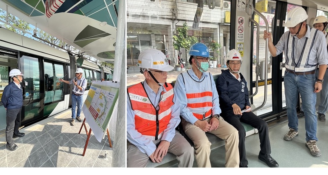 輕軌列車駛進最後一哩路段 今起展開行車測試